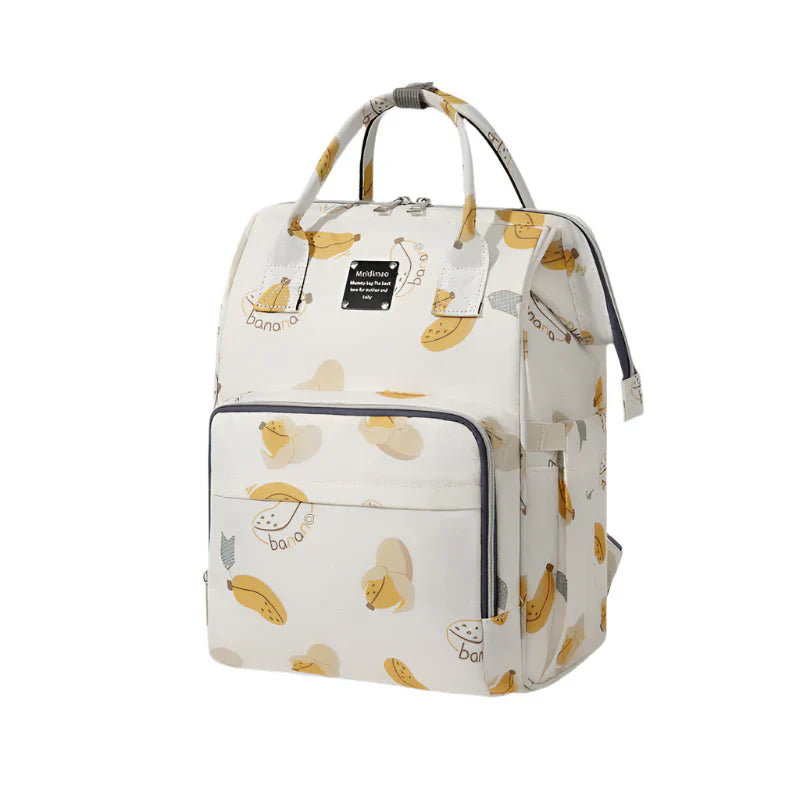 Banana Shien - Waterproof Diaper Backpack - Light Yellow