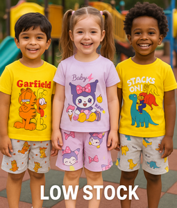 🐾 "Garfield Fun Time" Kids' Cartoon Pajama Set 💤✨ (IMPORTED)