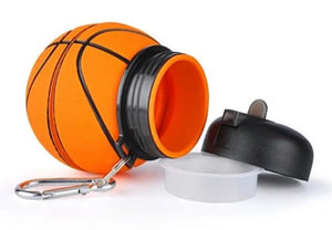 Basketball Shape Silicone Water Bottle