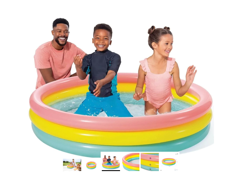 🌈 Bestway Rainbow Inflatable Kids' Pool 💦