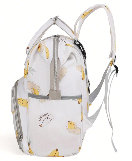 Banana Shien - Waterproof Diaper Backpack - Light Yellow