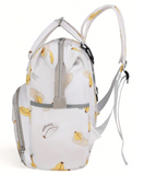 Banana Shien - Waterproof Diaper Backpack - Light Yellow