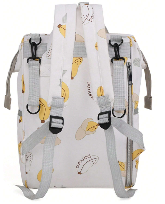 Banana Shien - Waterproof Diaper Backpack - Light Yellow