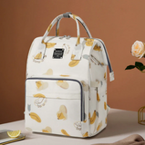Banana Shien - Waterproof Diaper Backpack - Light Yellow