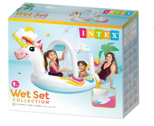 🦄 Intex Unicorn Inflatable Play Pool with Canopy 🌈
