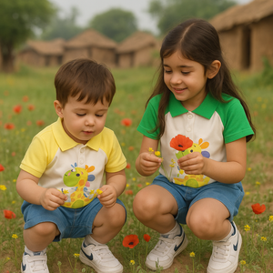 Dino Fun Kids Polo Set – G03