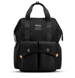 Ellie Waterproof Diaper Backpack-Black