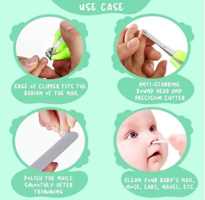4-in-1 Baby grooming kit with Cute Case