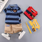 🐻 Adorable Teddy Polo & Shorts Set for Kids