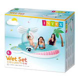 Intex Whale Spray baby Swimming Pool – Big Fun with a Splash! 🐳💦 Size: 79" x 77" x 36"