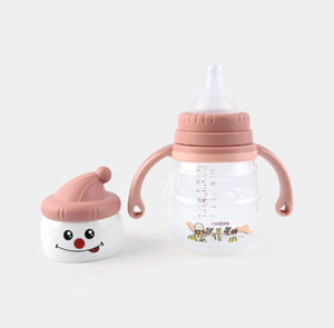⛄ Minitree Baby Feeding Bottle 210ML – Snowman Fun Edition