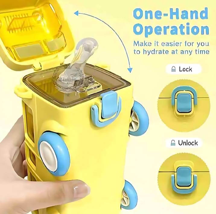 🚌 Bus Water Bottle Sip-n-Roll™ 500ML