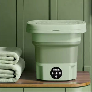 Colorful Compact 2-in-1 Mini Washing Machine & Dryer – Foldable & Portable Laundry Solution