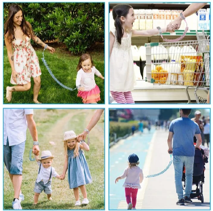 Child antilost wrist Strap "SafeSteps Child Safety Wrist Link"