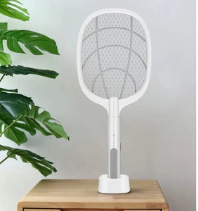 "ZapGuard Pro Electric Mosquito Killer Racket" With Stand