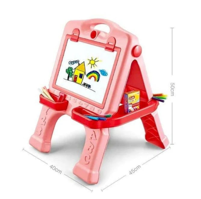 "Creati Board™ 2-in-1 Travel Sketch & Storage Easel"