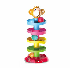 Huanger Baby ball drop tower toy,