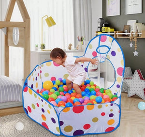 3-in-1 Tunnel Pop-Up Play Tent