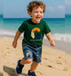 ⚽ Champion Vibes – Sporty Kids' Denim Set 👕👖