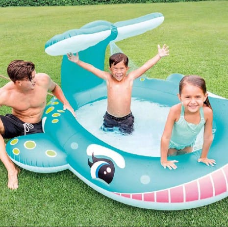 Intex Whale Spray baby Swimming Pool – Big Fun with a Splash! 🐳💦 Size: 79