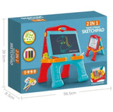 "Creati Board™ 2-in-1 Travel Sketch & Storage Easel"