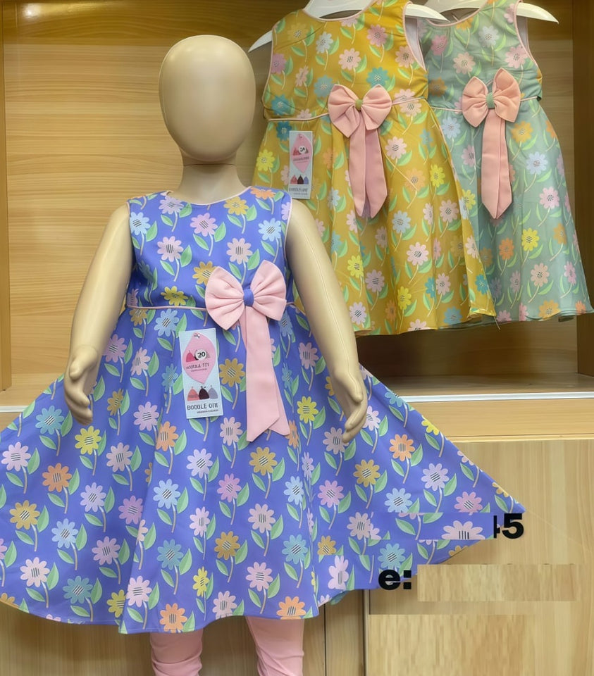 🌸 Blossom Breeze Baby Dress Set – Eid & Functional Wear 🌸