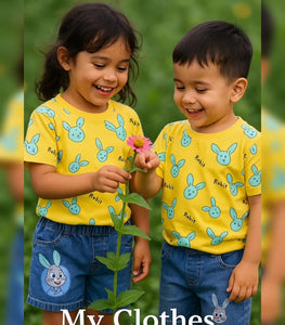 Bunny Blast Kids' Outfit Set