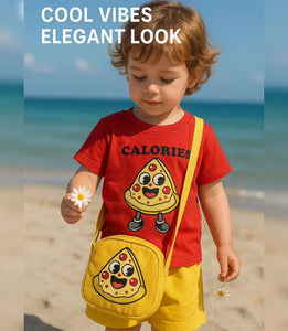 BABY NIKER SHIRT WITH BAG-SLICE OF STYLE (IMPORTED)