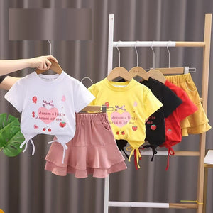 "Strawberry Dream Skirt Set" IMPORTED